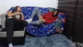Sleepover with stepsister acquires out of control, I cum on her love tunnel and put my cock in her large fluffy arse this babe makes me a large oral-sex Hardcore Sex with my Stepsister Xvideos Large Wazoo - 2 image