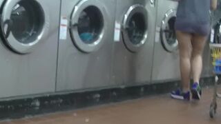 Helena Price - College Campus Laundry Flashing Whilst Washing My Garments! - 11 image