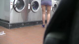 Helena Price - College Campus Laundry Flashing Whilst Washing My Garments! - 12 image