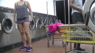 Helena Price - College Campus Laundry Flashing Whilst Washing My Garments! - 13 image