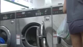 Helena Price - College Campus Laundry Flashing Whilst Washing My Garments! - 4 image