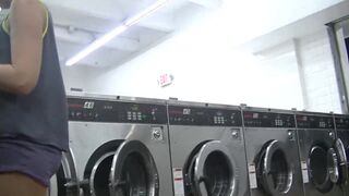 Helena Price - College Campus Laundry Flashing Whilst Washing My Garments! - 6 image