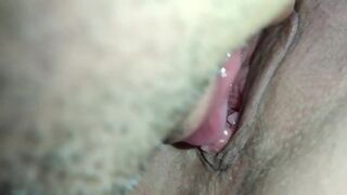 Clitoris Licking and Snatch Eating Until Biggest Agonorgasmos - Extraordinary CLOSE UP Non-Professional Fur Pie Licking