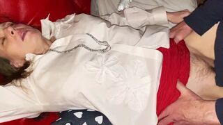 Cuckold Christmas Creampie in July... Agness - 14 image