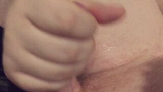 Plump Wife with Bushy Vagina gives wonderful lengthy POV cook jerking with slow motion worthy spunk flow ending - 5 image