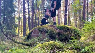 Chloe Playful - My lewd weekend in the forest engulfing cock Sweden 2022 - 7 image