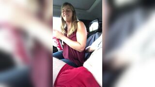 RISKY ROADSIDE Blow Job and Tugjob with a SEXY mother I'd like to fuck! - 2 image