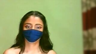 Desi hawt beauty live web camera show natural titties massage - 14 image