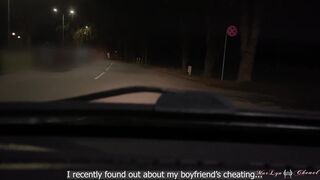 Big Pointer Sisters Cutie Pays Back Her Cheating Boyfriend And Fucks a Stranger In The Car - MarLyn Chenel - 2 image