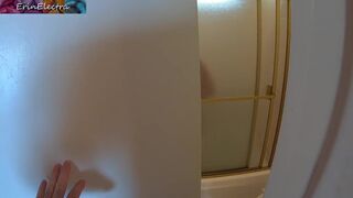 Stepmom wishes sex when that chick catches her stepson peeping on her nude in the shower POV - 3 image