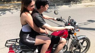 I TAKE MY STEPMOM LATIN PLAYGIRL TO COLOMBIA ON THE BIKE TO HAVE SEX AND THIS SWEETHEART CHEATS ON MY STEPFATHER LASCIVIOUS FAMILY PORN IN SPAIN - 1 image