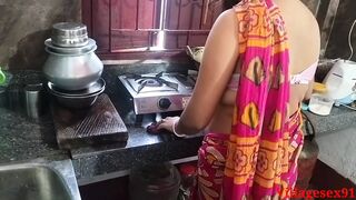 Red saree Kitchen Sex In Sonali ( Official Video By Villagesex91 ) - 1 image