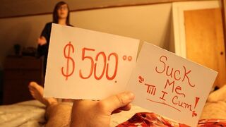 I play a game with my Stepmom - Win $500 or Give BJ - 1 image