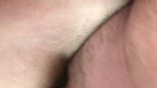 Please! I need you! My clit is itching so bad... Scratch my clit with the cock head. Creampie. Close-up Pussy Fucking. P - 14 image