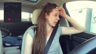 Trying not to cum too loud in the Starbucks Drive Thru! - 10 image