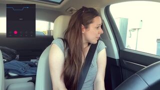 Trying not to cum too loud in the Starbucks Drive Thru! - 11 image