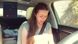 Trying not to cum too loud in the Starbucks Drive Thru! - 15 image