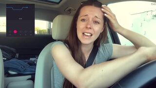 Trying not to cum too loud in the Starbucks Drive Thru! - 7 image