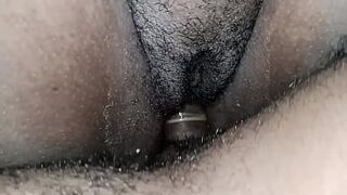 Eater takes off the condom and keeps putting it in the pussy of the married bbw with big ass - 1 image