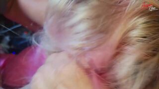 For the First Time I Do a Stepson Hairjob, Cum on My Hair - 3 image