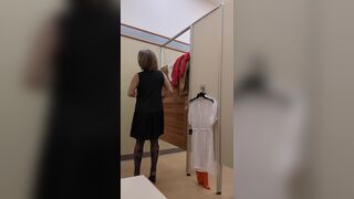 Little Linda is in the dressing room again. Cum in the Dressing Room with Your Fuck Slut - 4 image