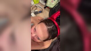 Sexy Devil wants and gets a huge cum facial - 8 image