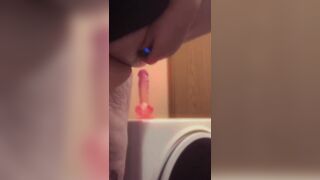 BBW PAWG Squirts & Gushes After Riding Dildo - 7 image