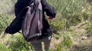 BLOWJOB - CUM IN MOUTH IN THE MOUNTAIN - 2 image