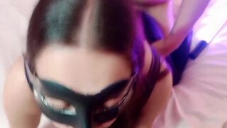 LATIN THREESOME WITH MY NEIGHBOR LIKES HOW HIS WIFE SUCKS ME WHILE HE FUCKS HER ASS