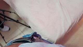 LATIN THREESOME WITH MY NEIGHBOR LIKES HOW HIS WIFE SUCKS ME WHILE HE FUCKS HER ASS