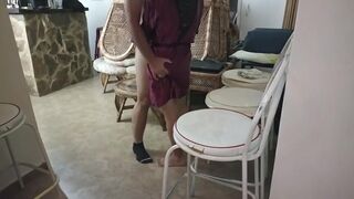 I'm horny when my cuckold husband is away.