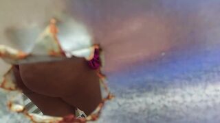 Caught and recorded in an outdoor dressing room