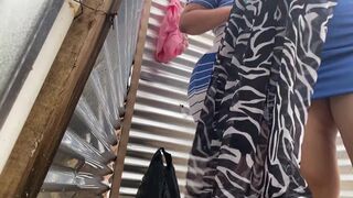 catching women on the beach changing table