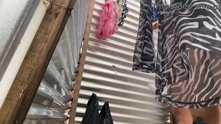 catching women on the beach changing table