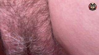 HAIRY Pussy Fuck and CUMSHOT. ULTRA CLOSE-UP! - 13 image
