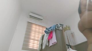 Catching my big ass stepmother changing clothes