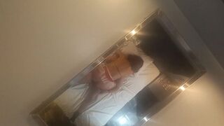 Fucking my dog in a hostel with mirrors on the ceiling