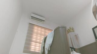 Beautiful nurse comes home from work but doesn't know she has been recorded - 12 image