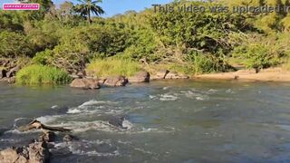 RUNNING AWAY FROM HOME TO CHEAT ON MY HUSBAND WITH THREE MASKED MEN ON THE RIVERSIDE