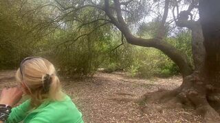 EXCURSION WITH MY STEPBROTHER - BLOWJOB ON THE MOUNTAIN - CUM IN MOUTH - 2 image