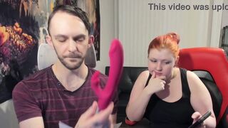 Rabbit Vibrator with Wireless Camera Unboxing and Masturbation