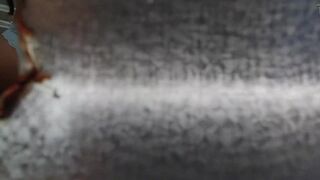 Caught through a hole in the dressing room in public