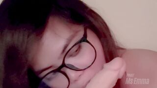 Amateur Cute Filipina Ms Emma Sucks a Big Dildo, Who wants to go next? - Awesome Solo Blowjob