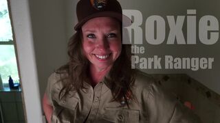 A Sexy Mature MILF Park Ranger Sucks And Fucks A Lost Hiker Till He Shoots his Load On Her Huge Tits.-Roxie the MILF Park Ranger - 2 image