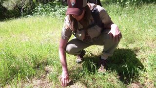 A Sexy Mature MILF Park Ranger Sucks And Fucks A Lost Hiker Till He Shoots his Load On Her Huge Tits.-Roxie the MILF Park Ranger - 8 image