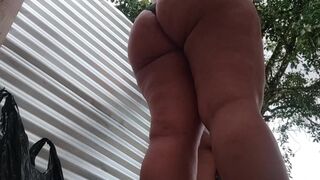 Stunning women changing on the beach