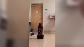 Double stuffing my ass for lunch