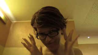 Public sex in a public swimming pool