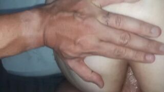 Cum in the mouth, cum in the pussy, cum in the ass. Fucking my bitch's 3 holes. - 15 image