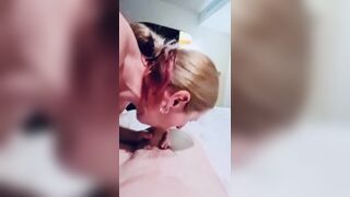 Stepmom and stepson shard holiday hotel room - 3 image